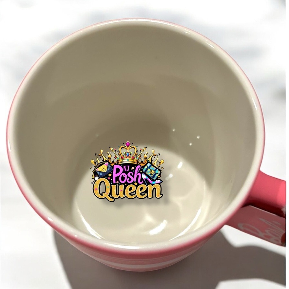 Barbie Ceramic Mug With White Striped Design &
B-Shape Handle 21oz - Picture 6 of 6